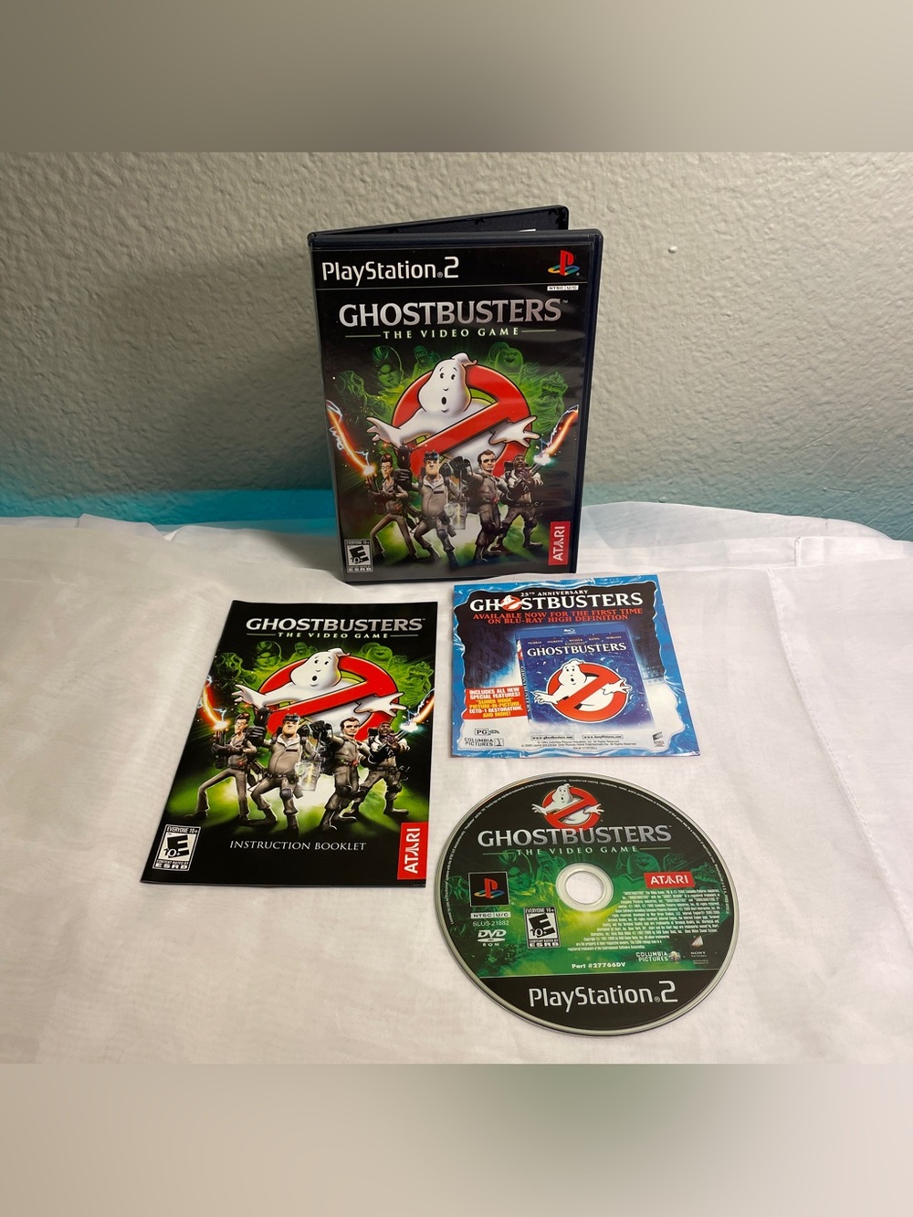 Ghostbusters: The Video Game (PlayStation 2 PS2 2009) CIB Complete Tested Works